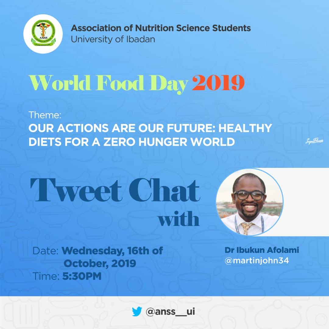 adejoke_adewusi's tweet photo. Zero hunger goes beyond hunger. It means ENOUGH NUTRITIOUS FOOD for everyone, everywhere.
Join the conversation this evening on how our actions can promote zero hunger in our world.#ZeroHunger #WorldFoodDay #impactnutritionafrica #anss #anssui https://t.co/KEjFM8cf9t