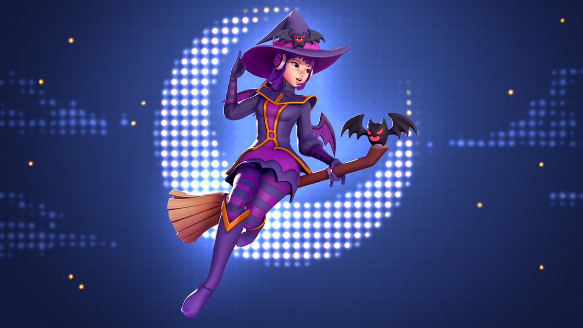 Things are getting spookier - Halloween is coming! 🎃
Needless to say, our J-Pop Superstar Yumiko is celebrating with us and has created her very own wicked outfit, which you can now buy in the shop! Which suitable Halloween theme song might she be playing with her band? 🤔