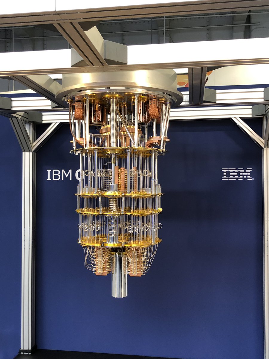 Possibly the most beautiful computer in the world! #IBMThink #ThinkLondon  #quantum #QuantumComputing