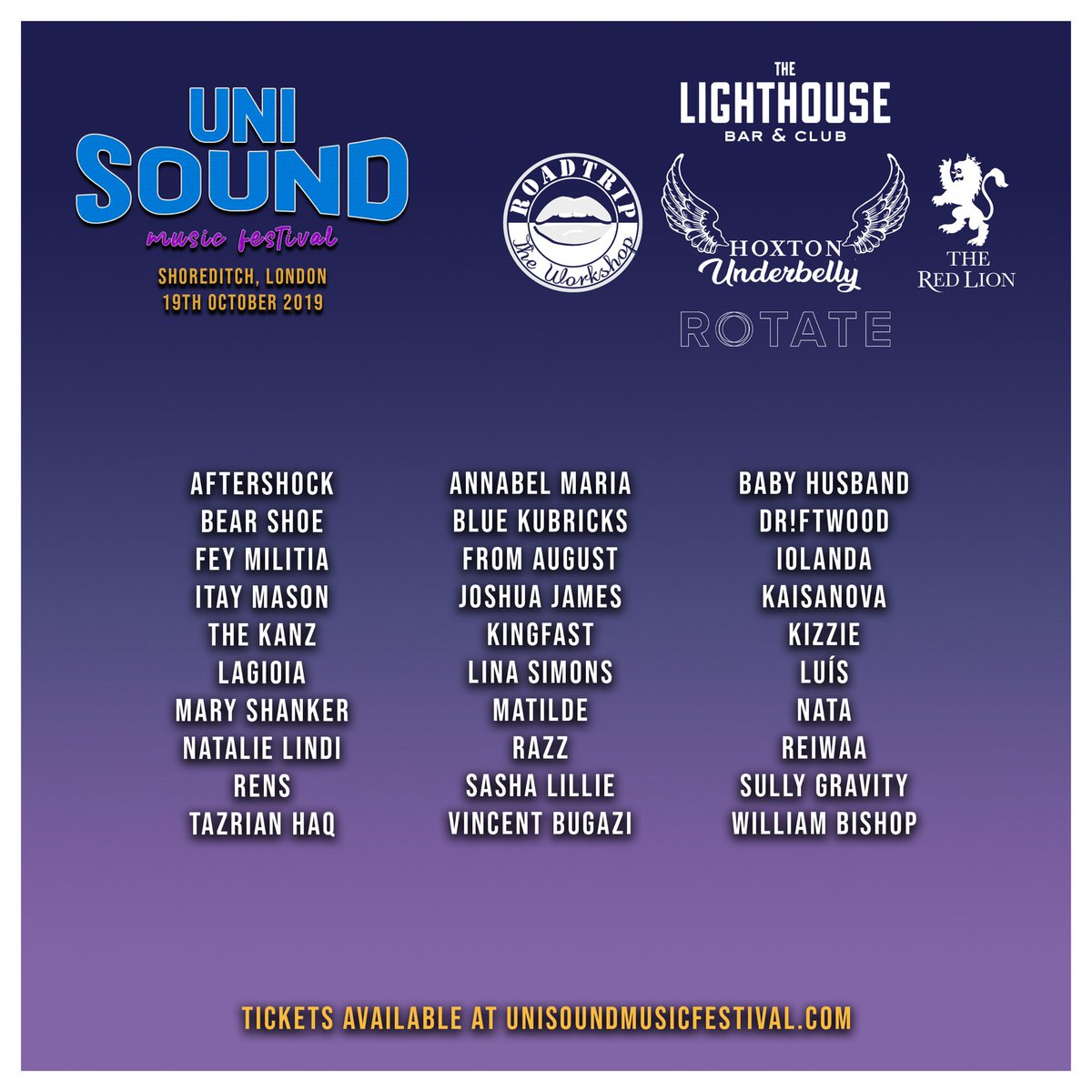 themngrmag's tweet image. THIS WEEKEND is @unisoundfest! 😱 View the full lineup and all the awesome speaker panels they have in store at unisoundmusicfestival.com. 🙌🏼 Speakers vary from @WarnerMusicUK, @FRfestivals, @gigride_live and more! 

Tickets: bit.ly/Unisoundfest. 🎶