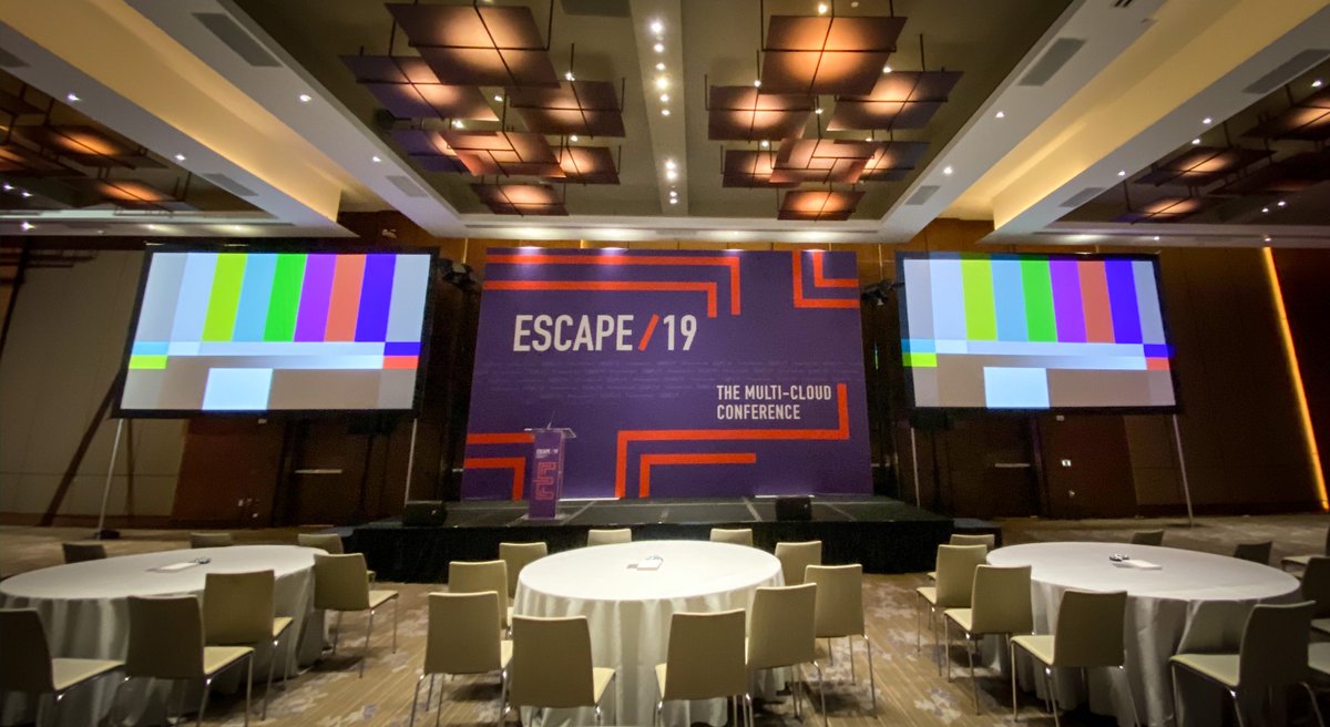 jaymce's tweet image. so @ESCAPE19Conf is happening today…. #multicloud #openconversation