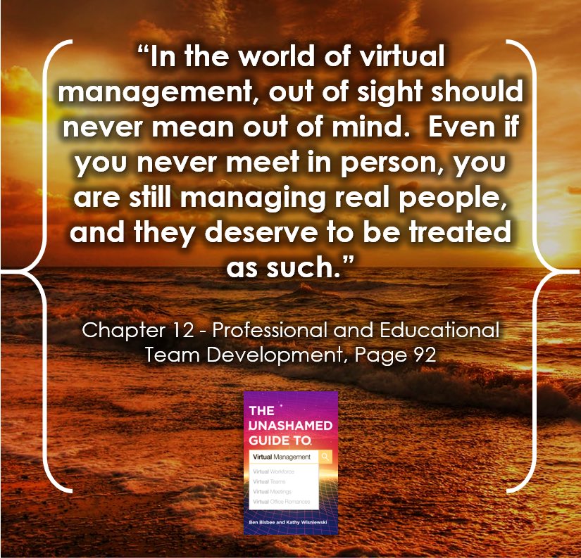 UnashamedVM's tweet image. You are managing real people, not just processes and technology. #virtualmanagement #remotework #remotejobs #management #remoteassistant #corporate #virtualjobs #virtualemployment #book #humans #humanresources #compassion #empathy #development @atdpress @kathyw72 @benbisbee
