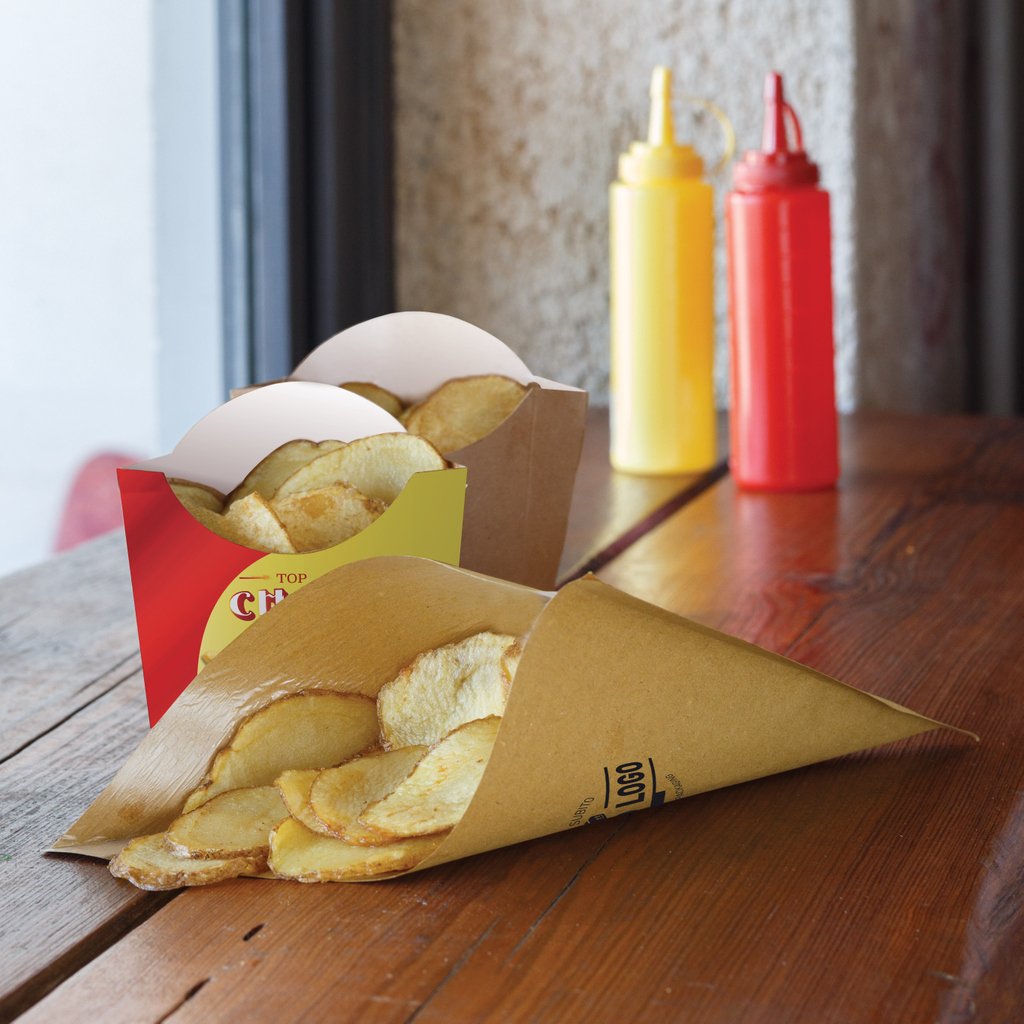 Packaging_Shop's tweet image. Servire i tuoi prodotti fritti non è più un problema. Potrai scegliere tra coni in carta antigrasso e porta patatine con piede. Tutti personalizzabili con il tuo logo. 

Visita packaging-online.it
#packaging #packagingforfood  #fritti #patatine #chips #fastfood #takeaway