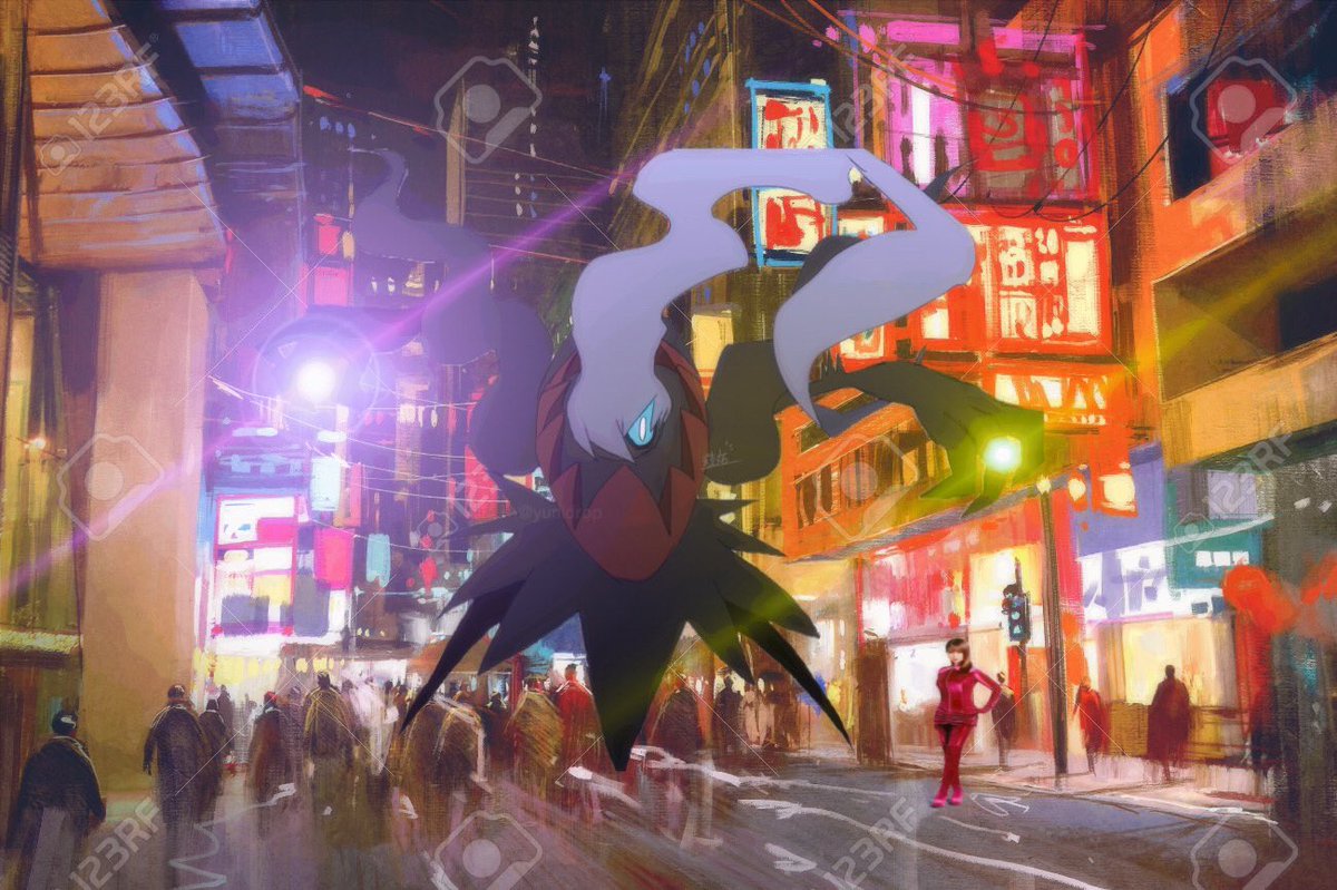 R I0 ハロウィンにダークライ出現 エピソードの多いポケモンですが ぼくは街と庭を守るためパルキアとディアルガに戦いを挑んだお話が好きで その時のダークライの声が石坂浩二さんだったと思います いよいよ10月18日に