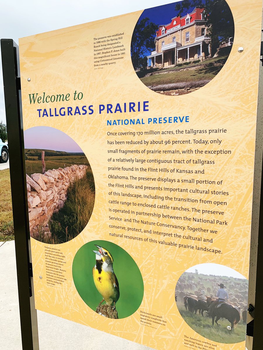 OneDelightfulL's tweet image. If given the chance, you need to feel the wind on your face and watch the sun’s rays move over the land at the Tallgrass #Prairie National Reserve. 🌾 Book a bus tour to learn the land’s history that settlers chose to make a life on! #Kansas #NoPlaceLikeKansas @NatlParkService