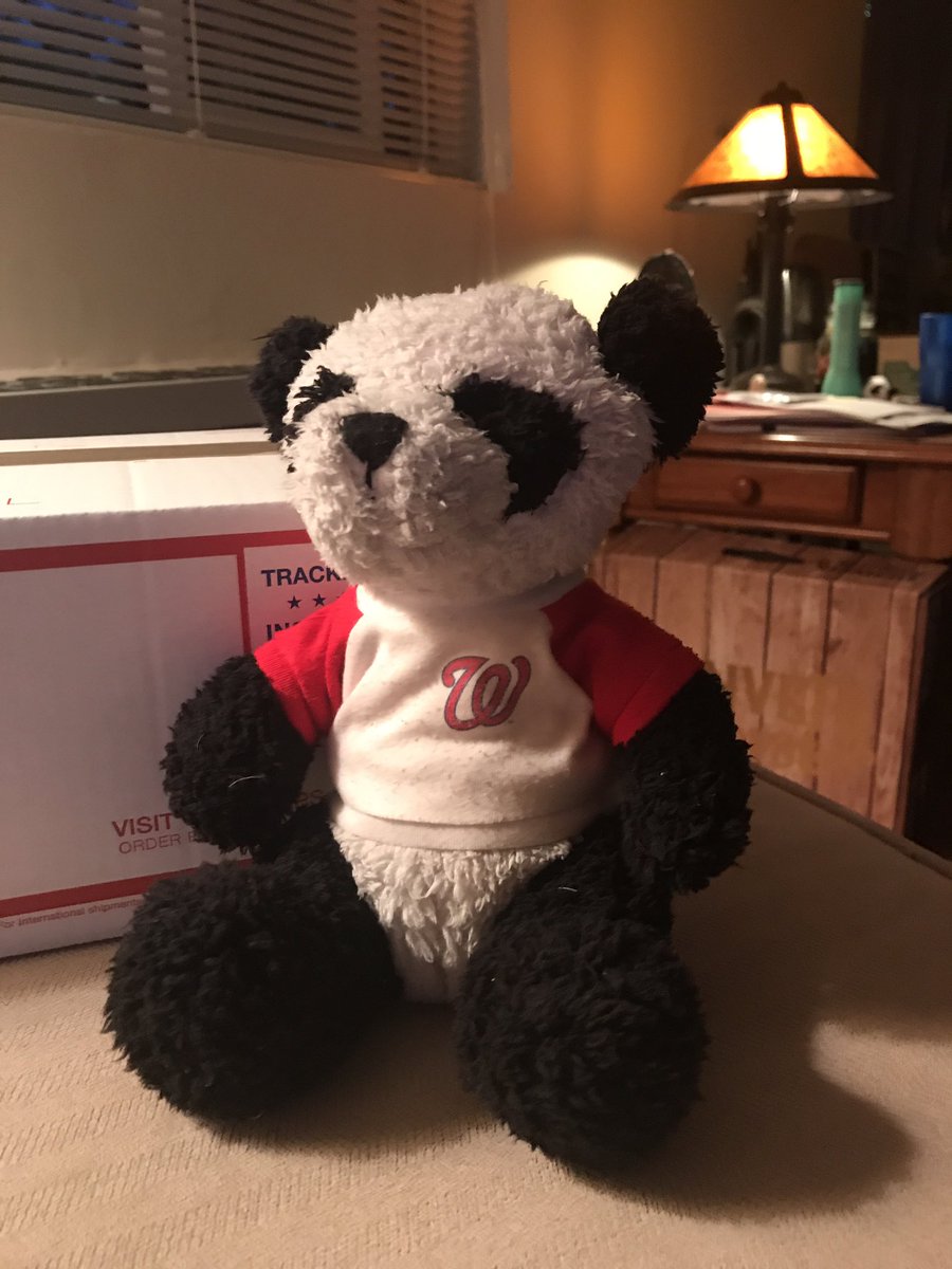 cowboyram's tweet photo. @HollyLiveFox5DC #Ballpark #Panda Catching up on all the @Nationals #champions news on @fox5dc #baseball @Fox5DCAllison @stevechenevey https://t.co/fKp0qPMC5P