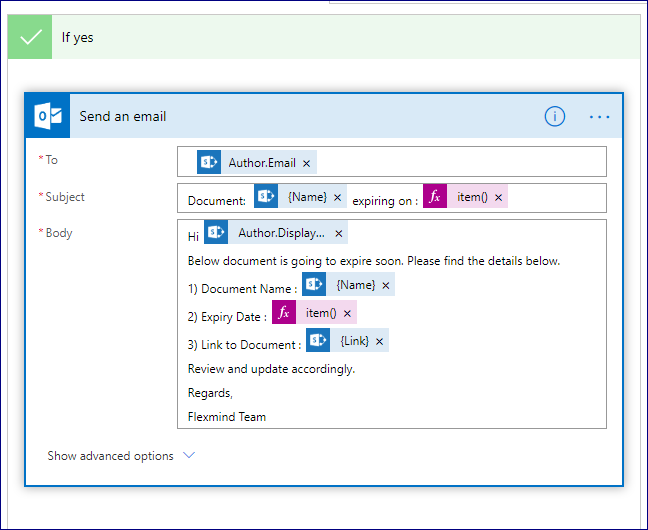 Flexmind_co's tweet photo. In this blog by @rakesh2p you will learn How to Schedule a Microsoft Flow to Notify Before Document Expiration: https://t.co/FCXkw9FlQa
#microsoftflow #msflow #powerapps #powerplatform #powerappstraining https://t.co/9u8V1G0wiP