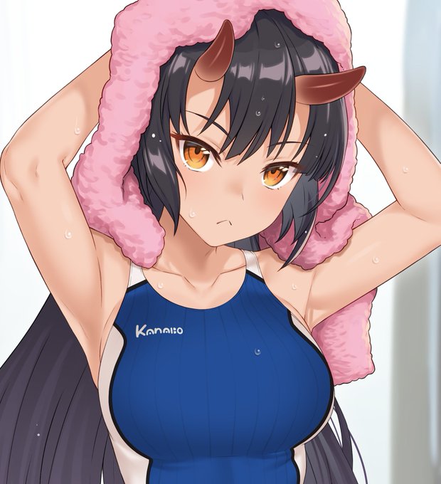 ファンティアに投稿しました!「競泳の鬼娘」 https://t.co/321ShfNfe1   
今回も有料プランの方向けに未結合PSD&クリップスタジオファイルを配布しております。どうぞよろしくお願いします。 