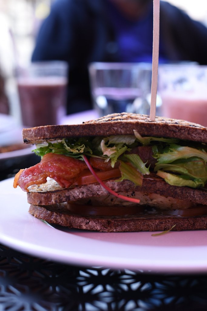Our Baker &amp; Spice Club Sandwich - Three layers fully loaded with bacon, grilled chicken, sun blushed tomatoes, smashed avocado and rocket. ⁠
⁠
.⁠
.⁠
.⁠
⁠
#bakery #food #pastry #baking #cafe #coffee #bread #fresh #breakfast #foodie #delicious #lunch #cheese