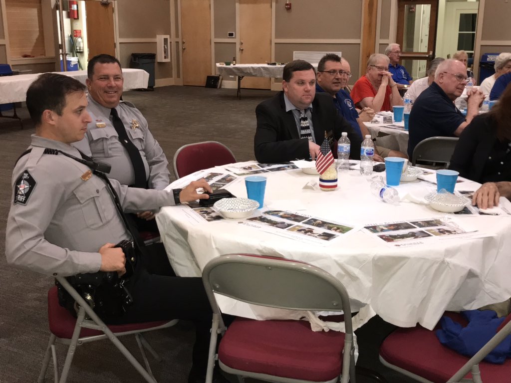 WakeSheriff's tweet photo. Heartfelt thanks to St. Francis of Assisi Catholic Church for hosting the 4th annual First Responders Tribute Dinner last evening. We appreciate being honored by the Knights of Columbus chapter and parishioners. https://t.co/VEH1bewyXM
