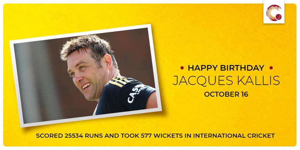Happy Birthday to the legendary Jacques Kallis! 