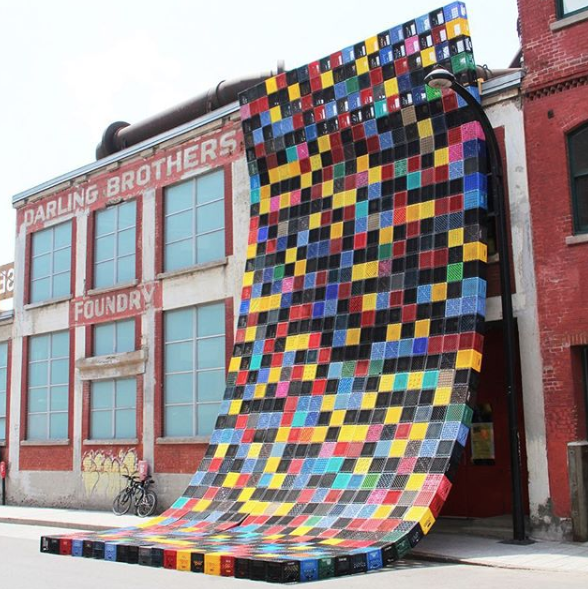 100sculptors's tweet photo. Philippe Allard says that his work is parasitic. Allard regards the transformation of natural space as pivotal to his practice and has adopted his own, radically different palette: the modern, urban landscape is his playground.
#100sculptorsoftomorrow #largescale #philippeallard https://t.co/RoSGJxApR6