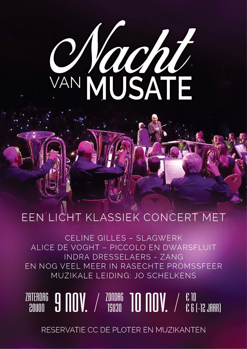 MusateTweet's tweet image. U komt toch ook? 🤩