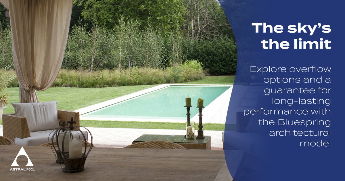 AstralPoolUK's tweet image. Piscine Laghetto’s Bluespring architectural model offers a wealth of flexibility and finishes 🧖‍♀️

Talk to AstralPool about your next pool project: 01329 514000 -  sales@astralpooluk.com
#poolbuilder #poolproject #swimmingpool