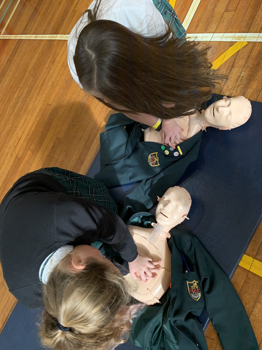 Oh no! Eggars students to the rescue!#restartaheart2019