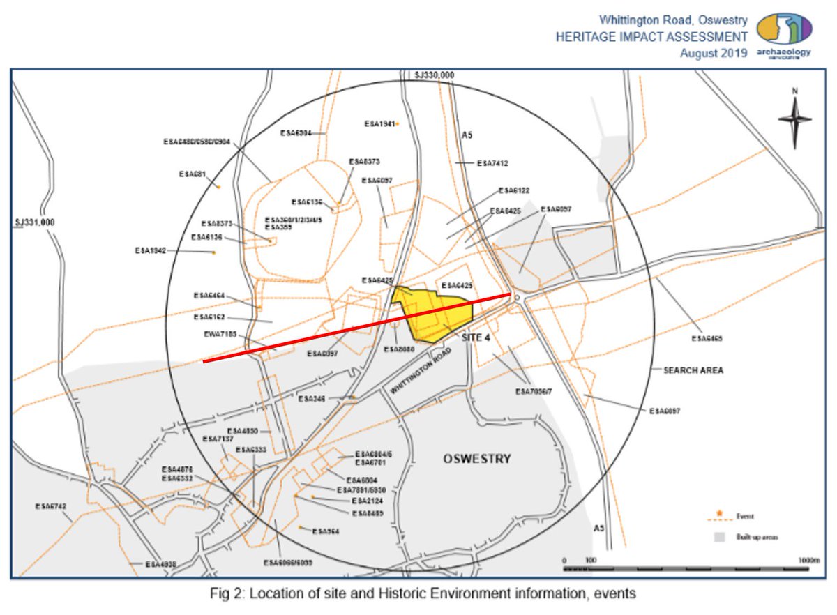 OldOswestryFort's tweet photo. English Heritage: 
"ensure that new development does not protrude to north of existing built development to the west of the allocation"

Tell Shropshire Council's Principal Planner what you think:
philip.mullineux@shropshire.gov.uk planningdmnw@shropshire.gov.uk

#SaveOurSetting https://t.co/rWLUQKmHFt