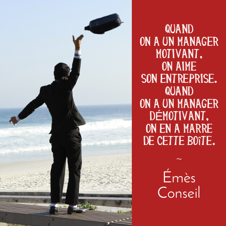 Manager, c’est motiver #formation #management Émès Conseil emesconseil.com