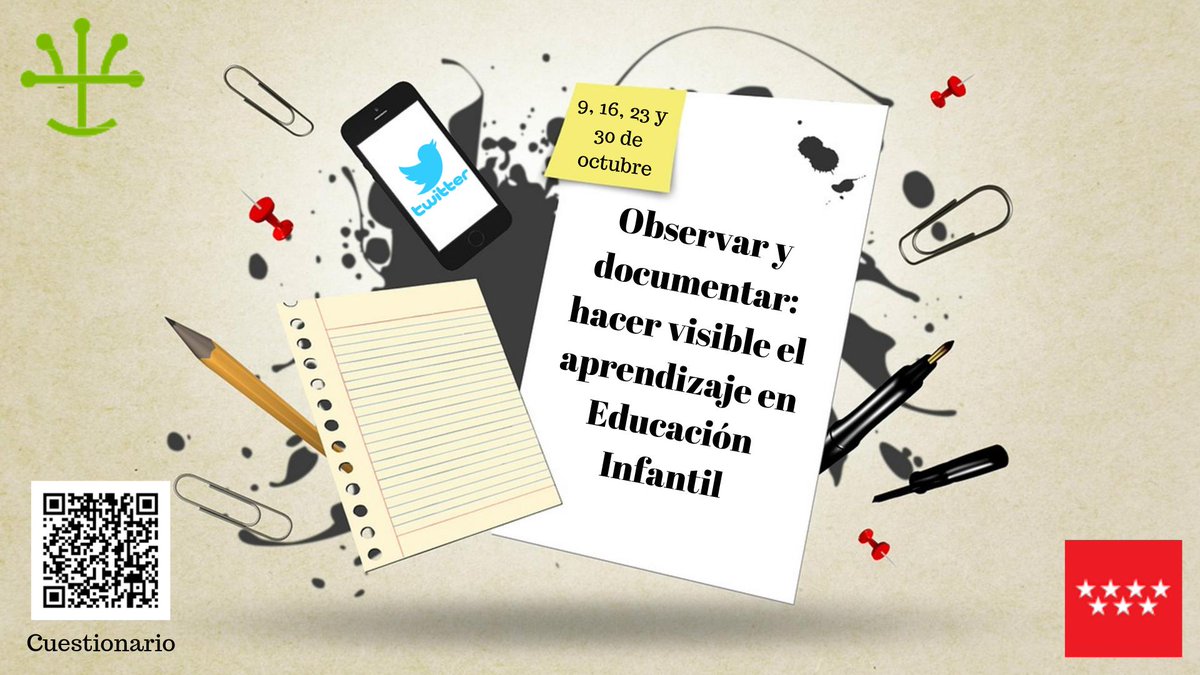 Ana Lojo (@analojo303) on Twitter photo Hoy comienza el curso "Observar y documentar: hacer visible el aprendizaje en Educación Infantil" <a href="/CRIFAcacias/">CRIF Las Acacias</a> #RedFormaciónMadrid Hoy comienza el curso "Observar y documentar: hacer visible el aprendizaje en Educación Infantil" <a href="/CRIFAcacias/">CRIF Las Acacias</a> #RedFormaciónMadrid