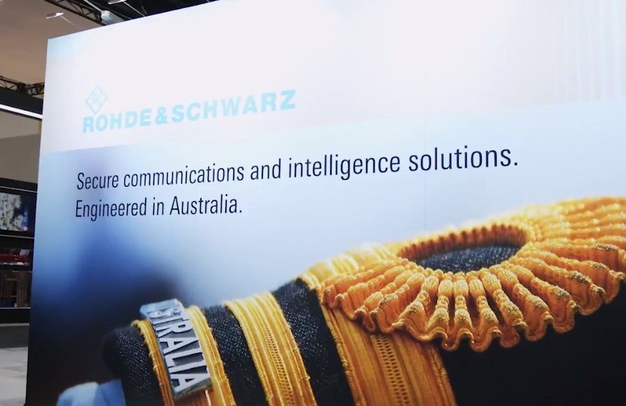 DPMHAUS1's tweet photo. Interview w/ @RohdeSchwarz, a best kept secret in #Australia, at #Pacific2019 talking about raising awareness, #SEA5000 & #naval shipbuilding plans. #RohdeSchwarz is already proving sustainment management for the #ADF across a number of capabilities. https://t.co/hNtlVDbcbY https://t.co/8Zzjiudtfh