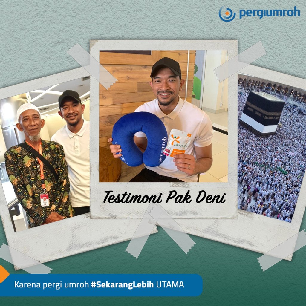 pergiumrohcom's tweet photo. “Alhamdulillah, saya liat https://t.co/f6eoO8ntjk ini banyak banget paketnya dari berbagai travel umroh. Jadi bikin gak ribet karena cukup pilih, pesan, dan bayar dari smartphone ya. Jodoh banget ini dipertemukan dengan https://t.co/f6eoO8ntjk” jelas Pak Deni. https://t.co/fOjyvxsasT