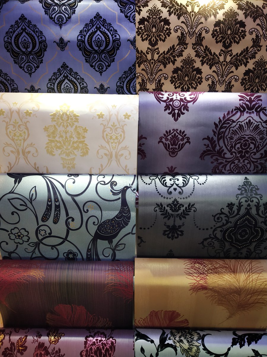 ansari_decor's tweet image. #valvet wallpaper #leafs patterns #peacock patterns #flowers pattern..For more info visit...ansaridecor.in/latest-update/…