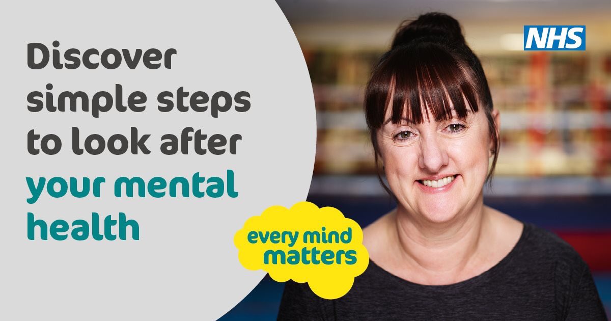 Every mind does matter 🧠 

NHS have pulled together some simple steps to look after your own mental health and how to support some one else who you think may need it. 

Check it out below 👇

nhs.uk/oneyou/every-m…

#mentalhealthawareness #everymindmatters