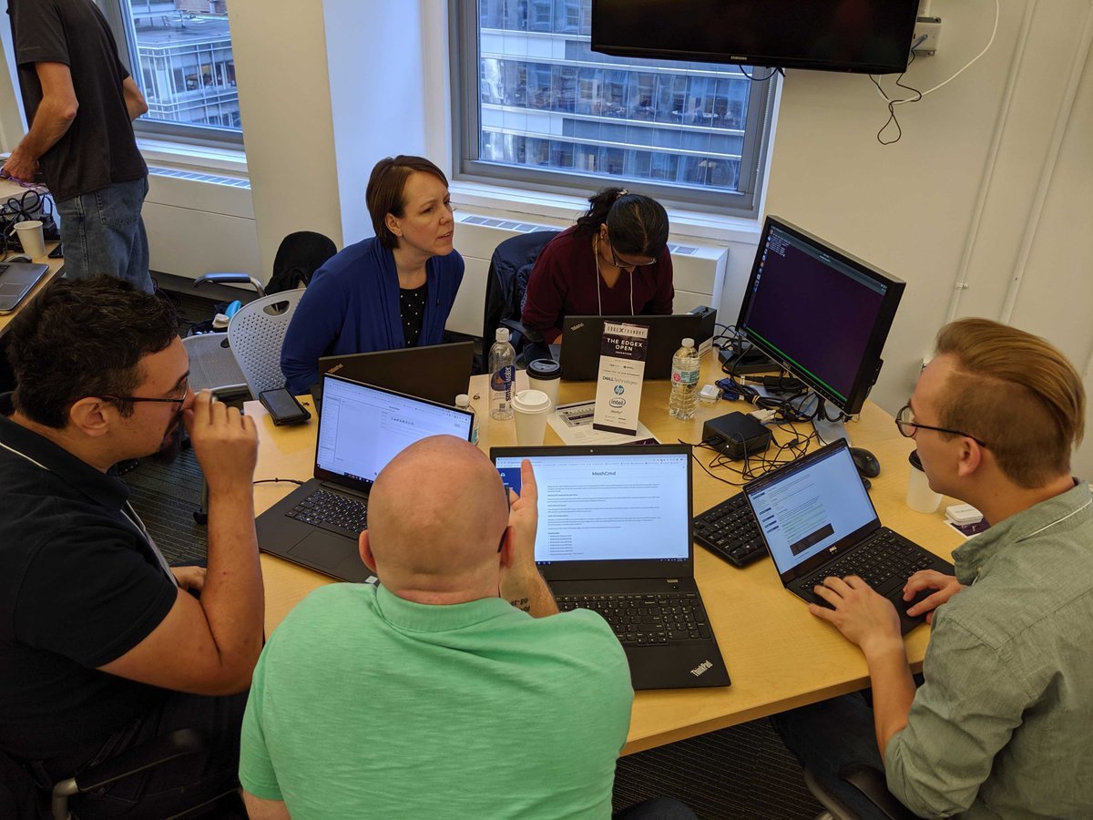 Intuiface's tweet image. Congratulations to team @Inteliot x @Intuiface(@SebMeunierUX) on winning the @EdgeXFoundry Open hackathon!

#EdgeXOpen #EdgeXIoT