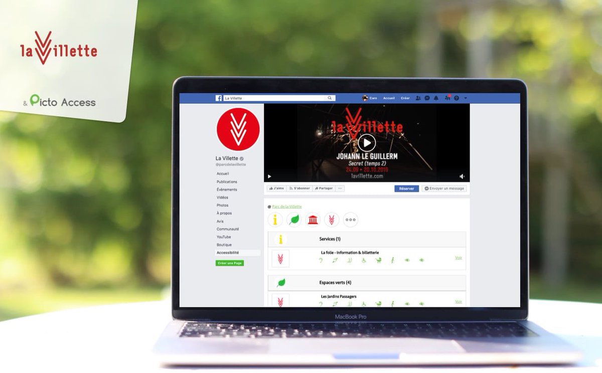 PictoAccess's tweet image. Dans une démarche d'inclusion et une politique d'accueil de tous les publics, @LaVillette communique sur son #accessibilité depuis leur page @FacebookFR 
#inclusion #handicap #TousConcernés