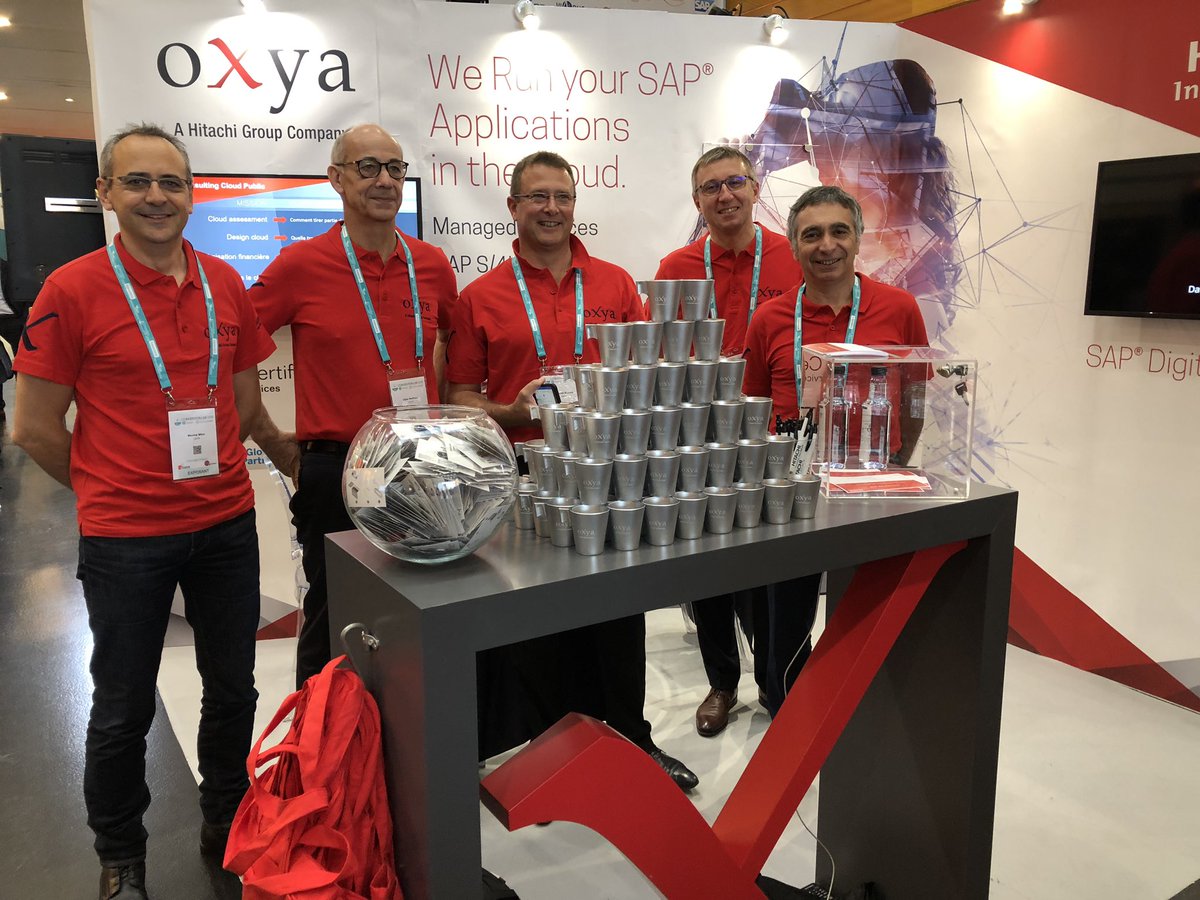 oXya_Global's tweet photo. C’est parti pour l’édition 2019 de la #ConventionUSF ( Utilisateurs SAP francophones )! Venez rencontrer les experts d’oXya, a Hitachi Group Company.#Stand62
#SAP #S4HANA #Cloud #oXya https://t.co/NtVmVQeZSj