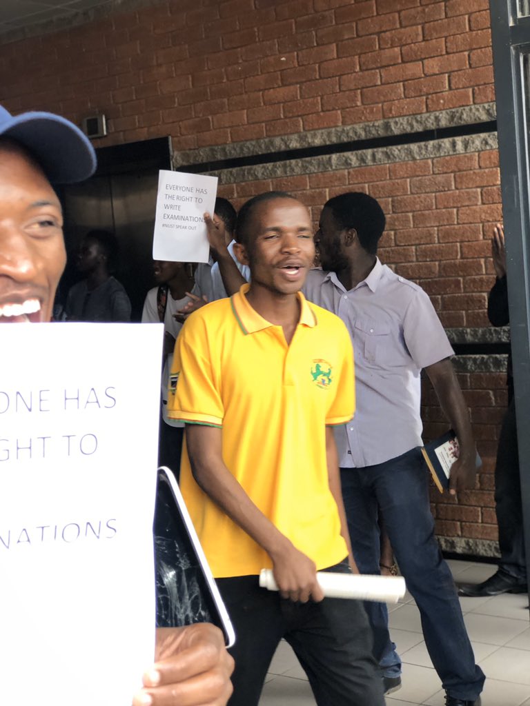 nustsrc's tweet image. Fighting for all students to write examinations for it is their right!