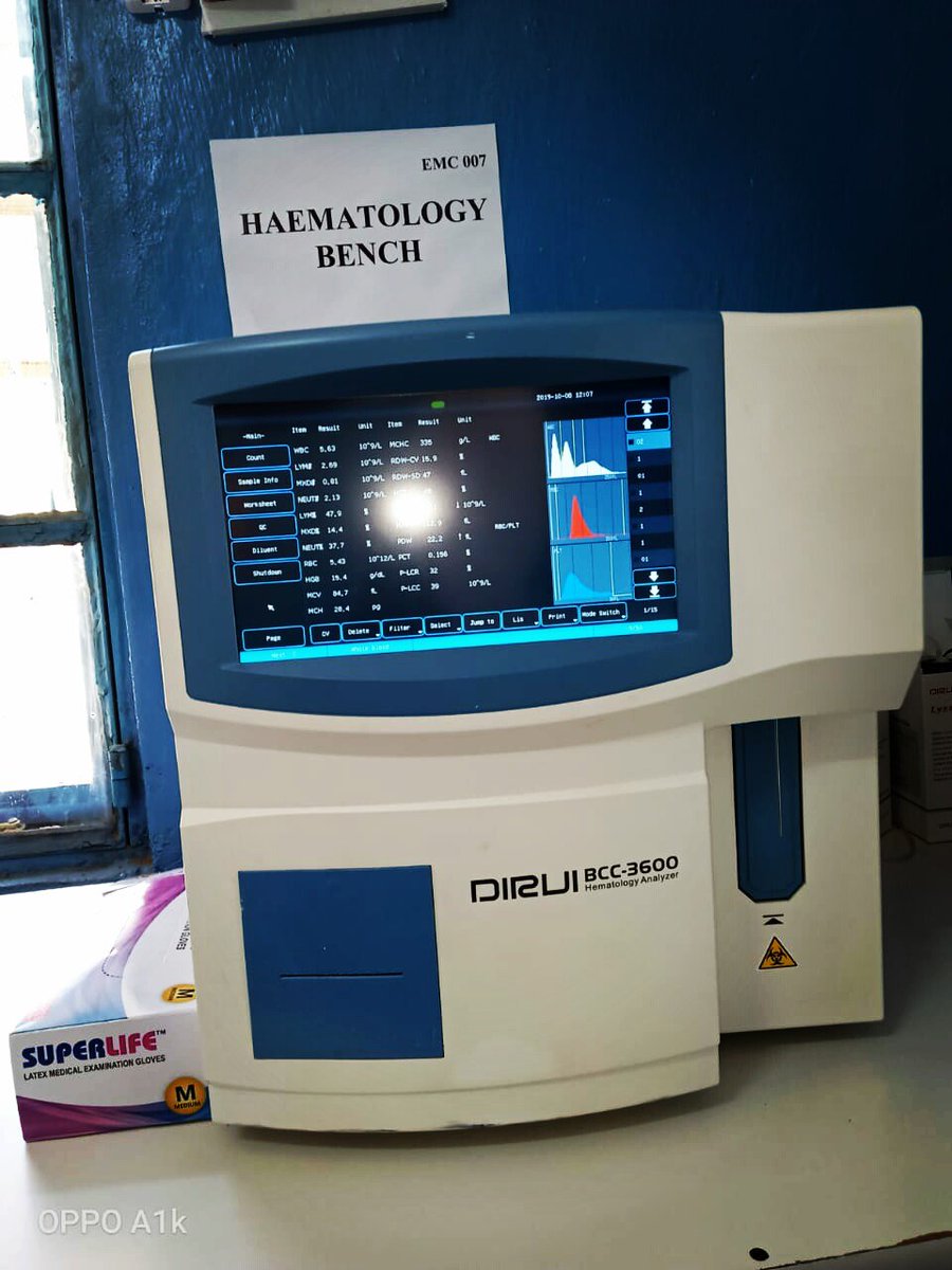 chegem_abu's tweet photo. This is an Haematology Autoanalizer machine that is able to do Full Haemogram.Visit EKIRIAM MEDICARE for quality services at Affordable prices.
#EkiriamMedicareCenterHospital
#KitaleLodwarHighway https://t.co/5dMBtBi2Qr