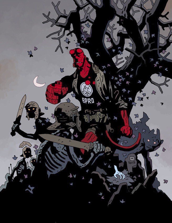 ddoniolvalcroze's tweet image. Hellboy by Mike Mignola