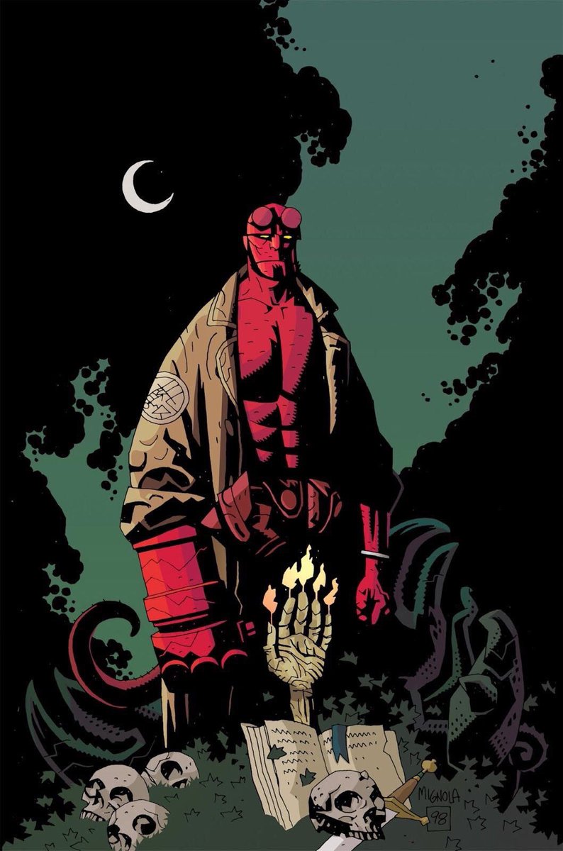 ddoniolvalcroze's tweet image. Hellboy by Mike Mignola