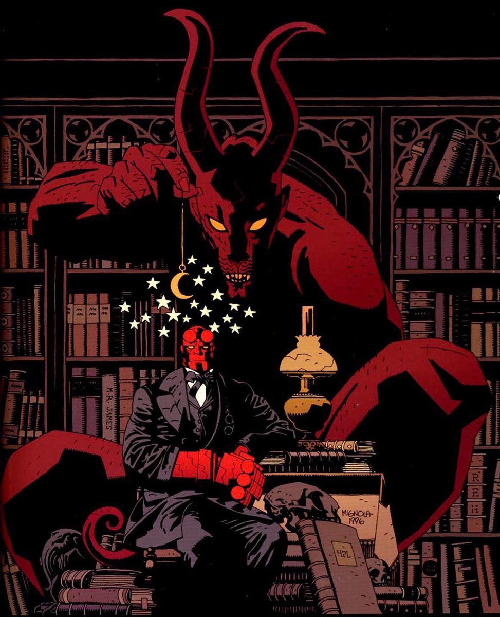 ddoniolvalcroze's tweet image. Hellboy by Mike Mignola