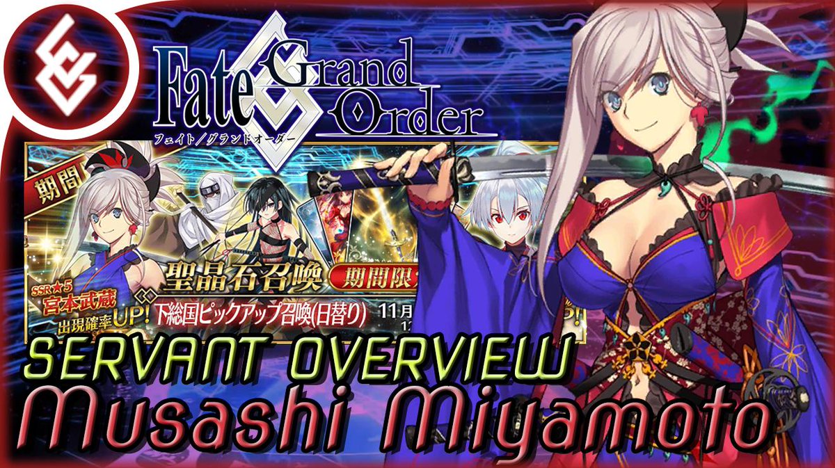 Chaldea Gurus Cursed By Qsh Next Up Is The Saber Class Servant Musashi Miyamoto How Does The Limited Udon Loving Servant Stack Up Let S Jump Into It Fgo