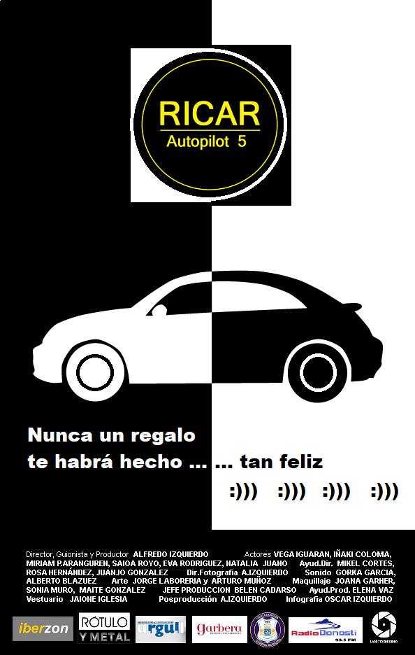 iberzon_com's tweet photo. #RICAR (2019) #Comedia/ 10'/ Español-Ingles/ Color/
Sinopsis: Un marido chiflado por la tecnología compra el piloto automático RICAR sin el permiso de su mujer. Un día ella cogerá el RICAR para salir de fiesta con sus amigas y ...

Trailer >> https://t.co/ECVLmTSgxe https://t.co/C1t0cA6BzA