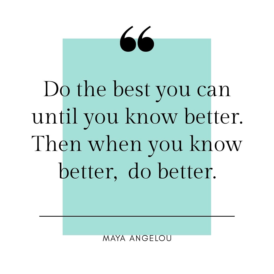 Midweek #wisewords To inspire you!  Doing your best is great,  but it doesn't end there.  Do better! 

#WednesdayMotivation