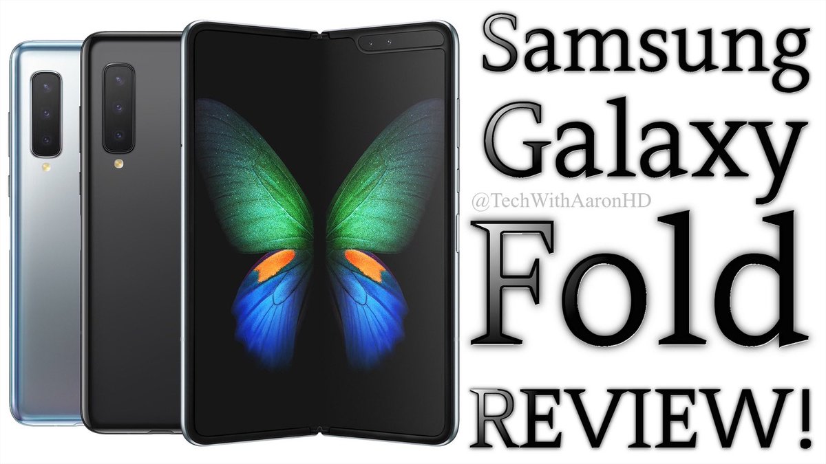 TechWithAaronHD's tweet image. I’ve been using the #GalaxyFold for around a week now, is it worth $1,980 it’s time to let you know the truth...💯

🚨🔥 NEW VIDEO! 🚨🔥

Samsung Galaxy Fold Review! 🎥
youtu.be/uoYMGIOdmu4

Retweets are noticed &amp;amp; appreciated! 👍

#GalaxyFold #Samsung #TheTruth