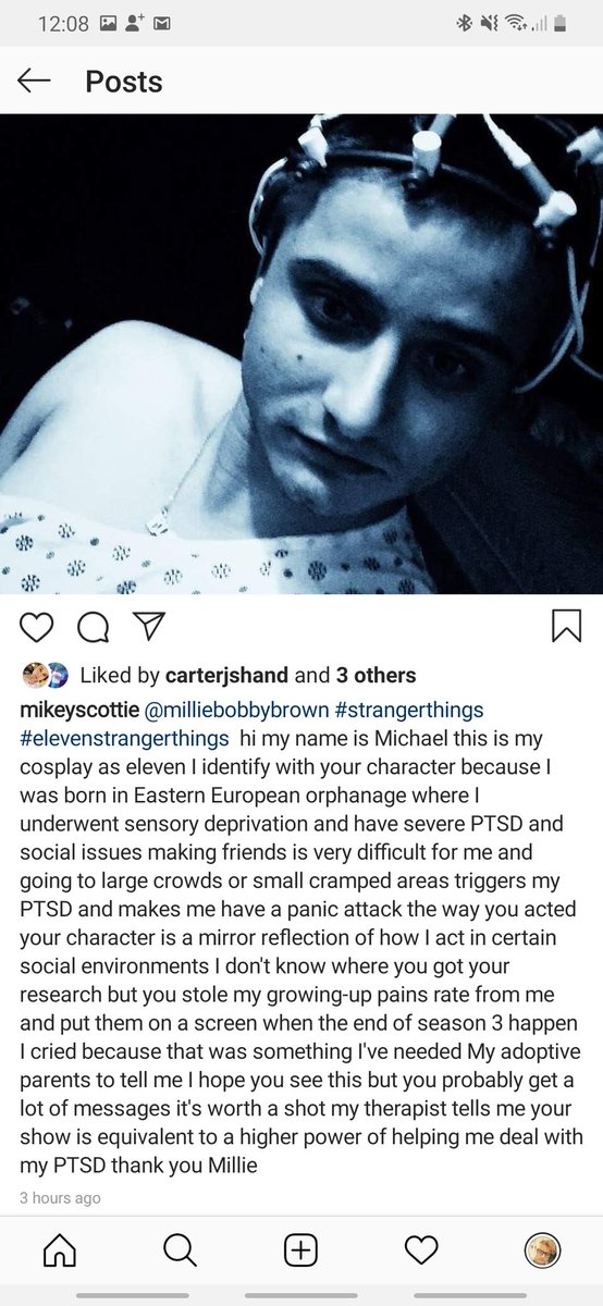 MS_PRODUCTIONS9's tweet photo. @Stranger_Things #ptsd #reallife #theupsidedown so I did this on Instagram if there's any way to find out if she or you guys actually saw this it would mean the world to me just knowing you saw it would be enough <3 I was told perfect art can achieve this https://t.co/2KOu0tNN4q