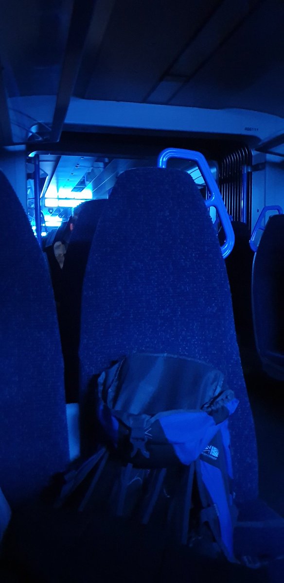 __BlueDevil_'s tweet image. Well this is a strange journey to work.