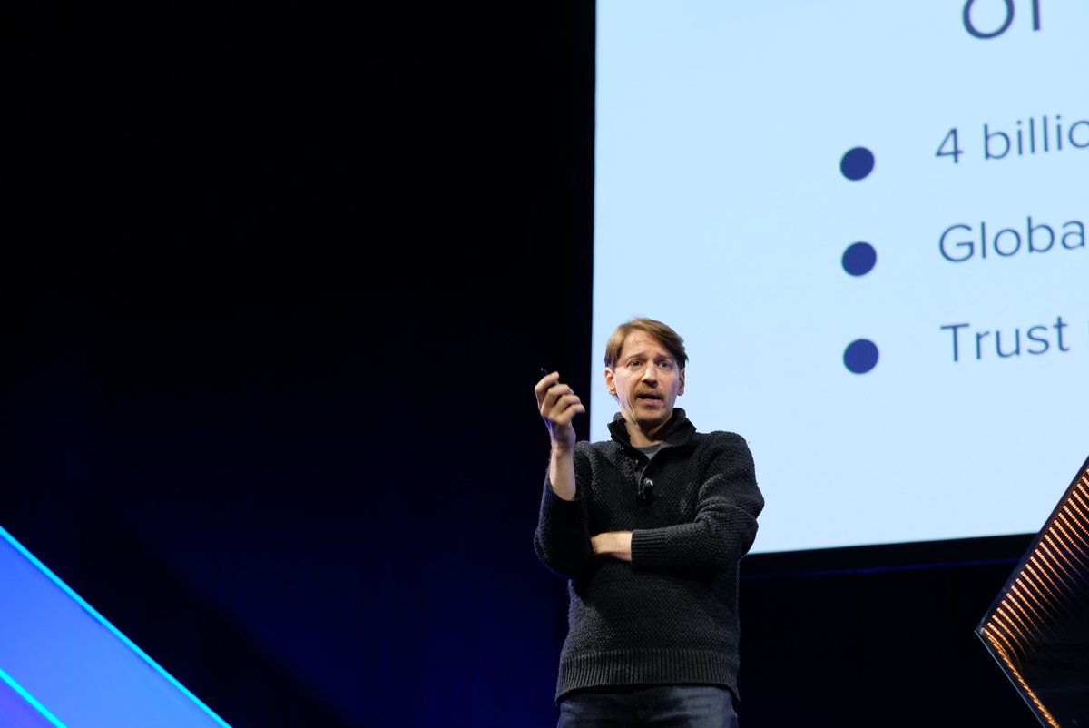 abr_blockchain's tweet photo. 🧐“What Do We Do About #Libra?” Lucas Geiger of Wireline describes @facebook ’s coin as having a design similar to a full reserved bank with the ethics and censorship of Visa and the privacy of #Facebook.
👉Get more #blockchain updates at https://t.co/r0oARRux9U
#DevCon2019 #ETH https://t.co/Rje7RetuYH