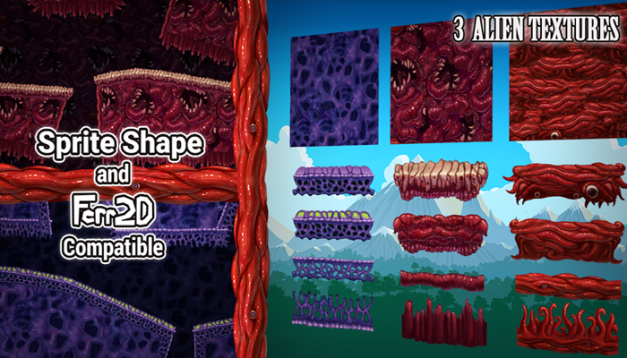 AssetsBrush's tweet photo. Made some spooooky textures for 2D Sprite Shape/Ferr2D tools. Available on GDM.
https://t.co/V9ZvR8uESz
#Ferr2D #indiegame #indiedev #gamedev #gameart #retro #textures #handpainted #gamedevelopment #AssetStore #unity2d #Unity #spriteshape https://t.co/4vgLrhdXqr