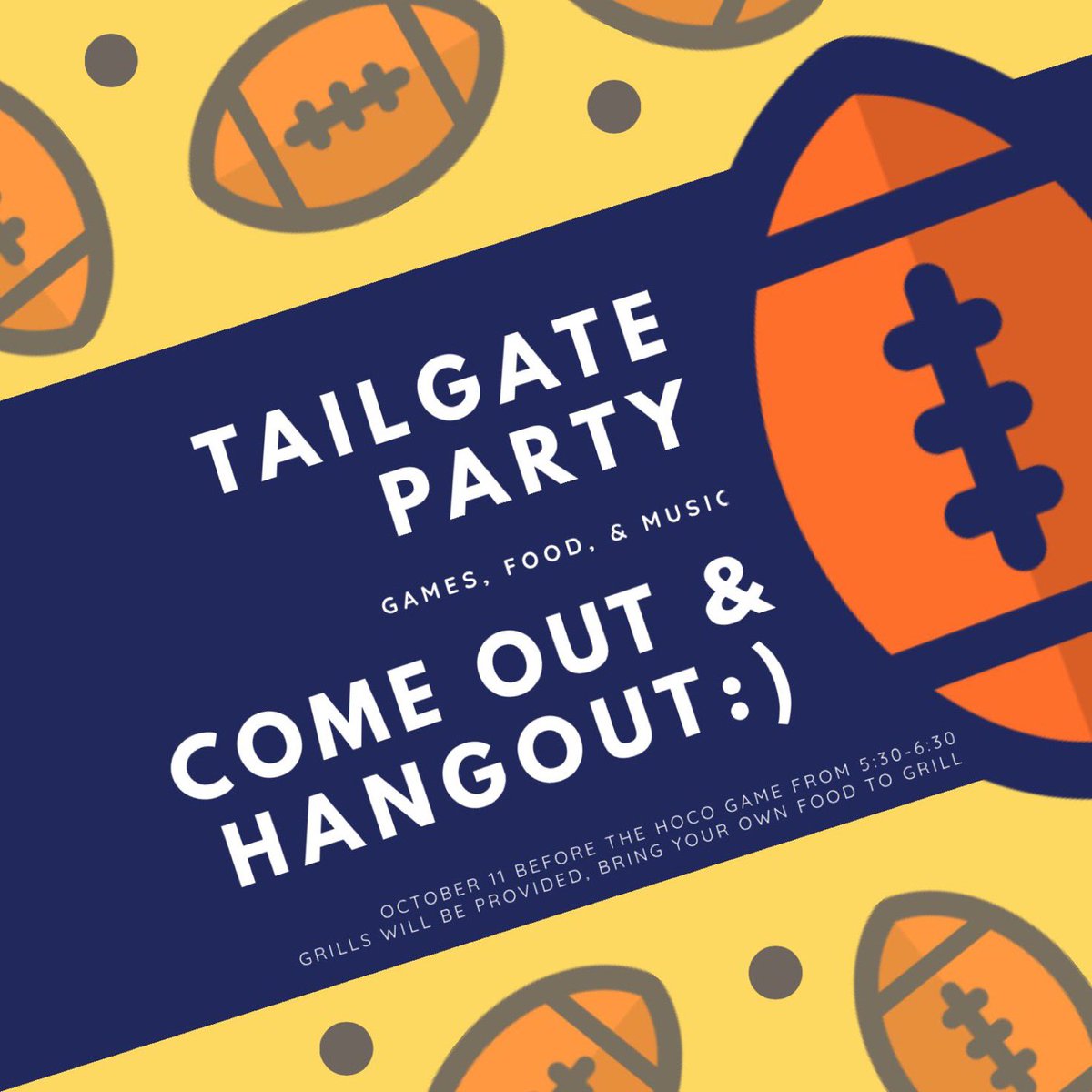 ihs_stu_co's tweet photo. Come out before the Football game on Friday!! https://t.co/Oo2cyDPCJm