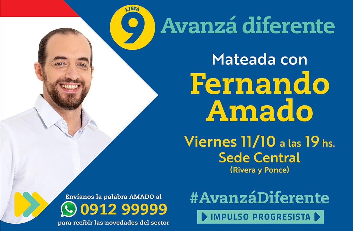 MartinDiPino's tweet photo. Para seguir construyendo, para defender los logros, sumate a @IProgresista con @fernando_amado en el Senado y @PatriciaSoria_ Diputada vamos por el nuevo Gobierno Progresista 💪💪

#AvanzáDiferente
#MartinezPresidente 
#AmadoSenador
#PatoSoriaDiputada
#Lista9
#ImpulsoProgresista https://t.co/pmsGXMGPgQ