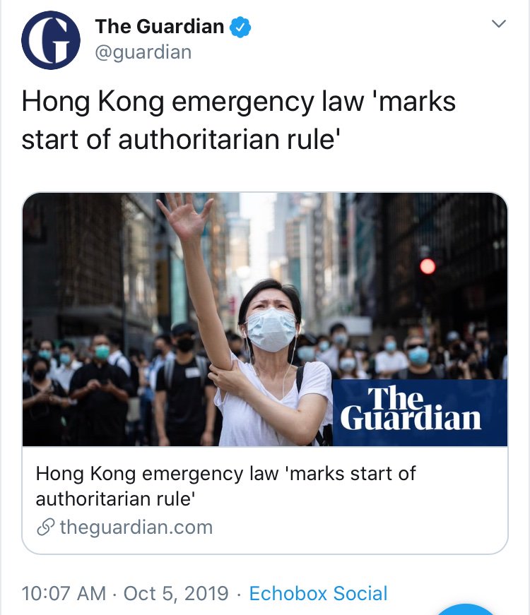taseenb's tweet photo. The Guardian in #HongKong vs #Ecuador https://t.co/2LZRIs8Sgo
