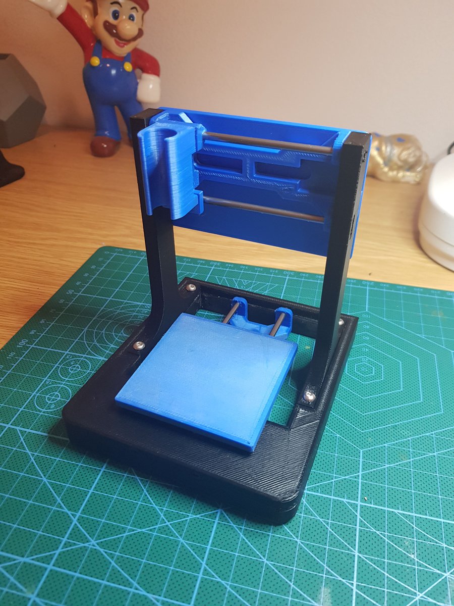 peedee2008's tweet image. CS: working on #diy mini CNC Laser Engraver part 1: #3Dprinted frame &amp;amp; salvaged stepper motor from old DVD-ROM drive