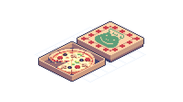 「? #delivery from pizza ☆ di ☆ giu 〜!

#p」|comms open!のイラスト