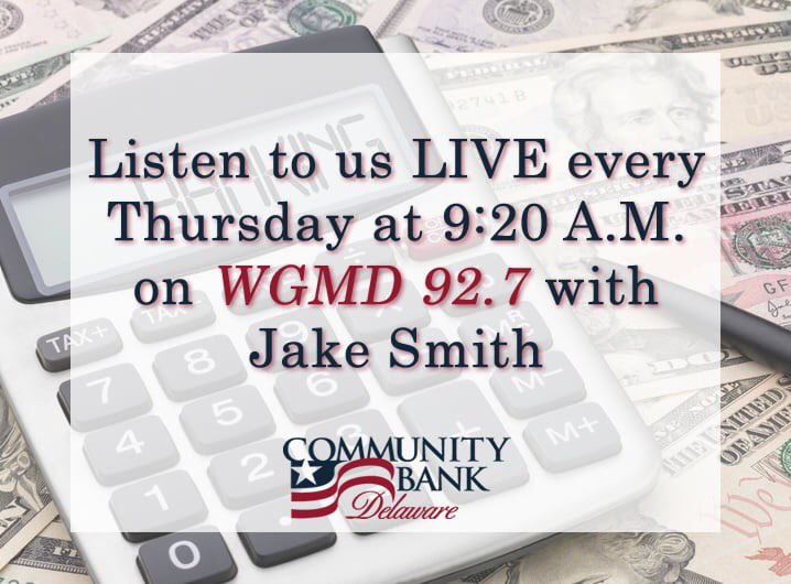 CommunityBankDe's tweet image. Listen to us LIVE Thursday at 9:20 A.M. on 92.7 @WGMDRadio WGMD The Talk of Delmarva with Jake Smith.
@wmjackr