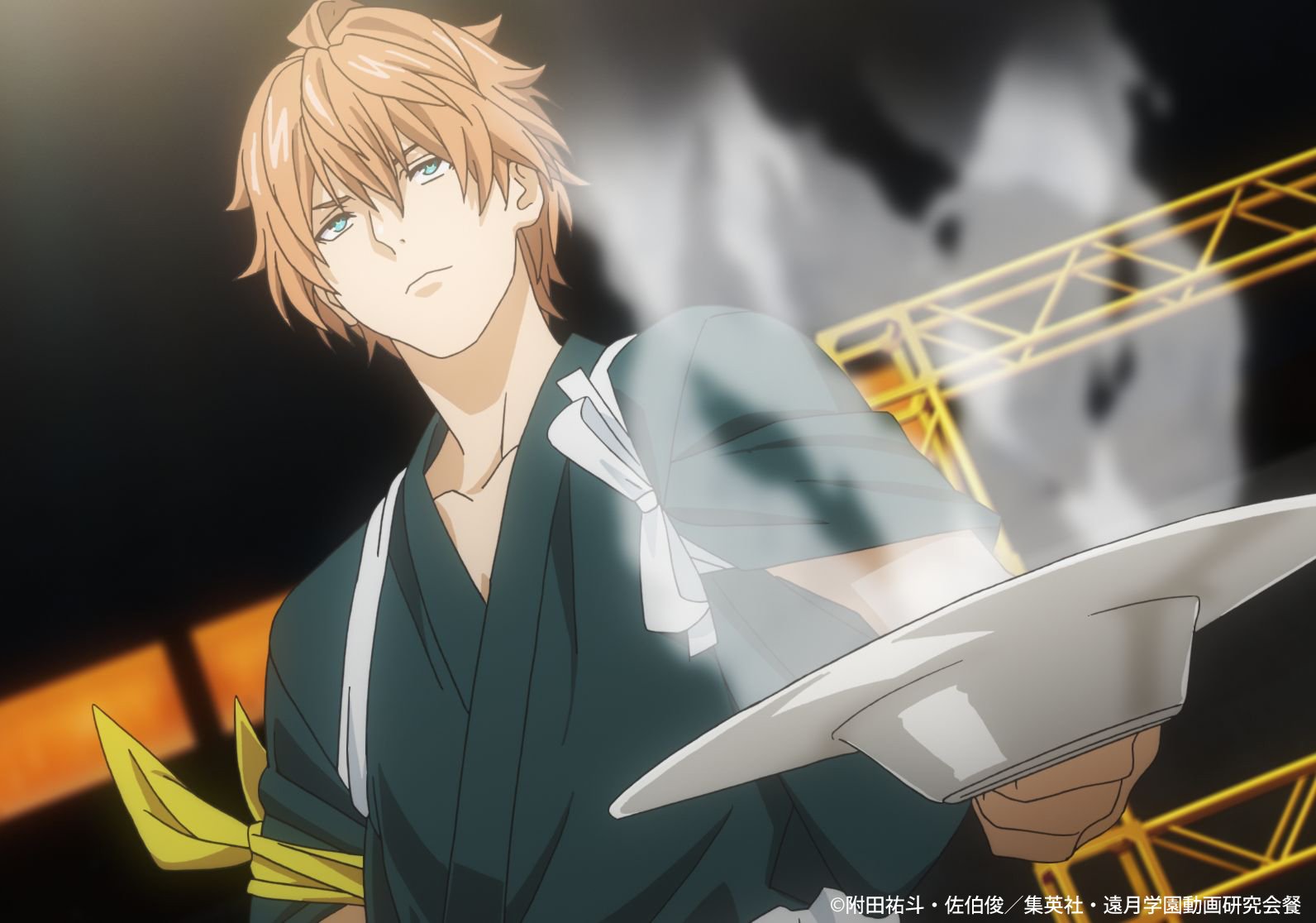 食戟のソーマ Tvアニメ公式 على تويتر 神ノ皿 放送まであと 日 食戟のソーマ 餐ノ皿 第23話 極星寮を背負って 佐伯俊 先生からイラスト コメントが到着 創真 一色 寧々の素敵なイラスト ありがとうございます 連隊食戟1st Bout 一色 白津の