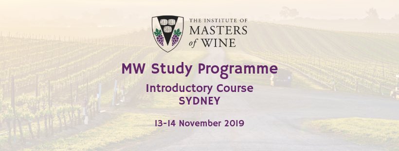 mastersofwine's tweet photo. In Australia? Thinking of applying to the #MWstudyprogramme? Our introductory courses led by #MastersofWine focus on the writing and tasting skills required to become an #MW. We're in Sydney 13-14 November with @RichardHemming and @caromaurer. Register: https://t.co/1tFN0XjrK4 https://t.co/lukyUBeqYU